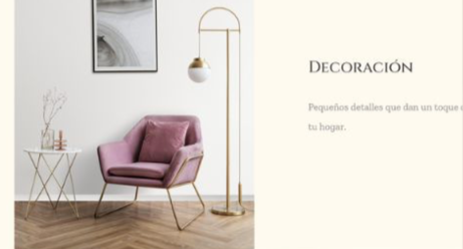 Tienda de decoración